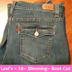 Levi's Boot Cut - Slimming 16S